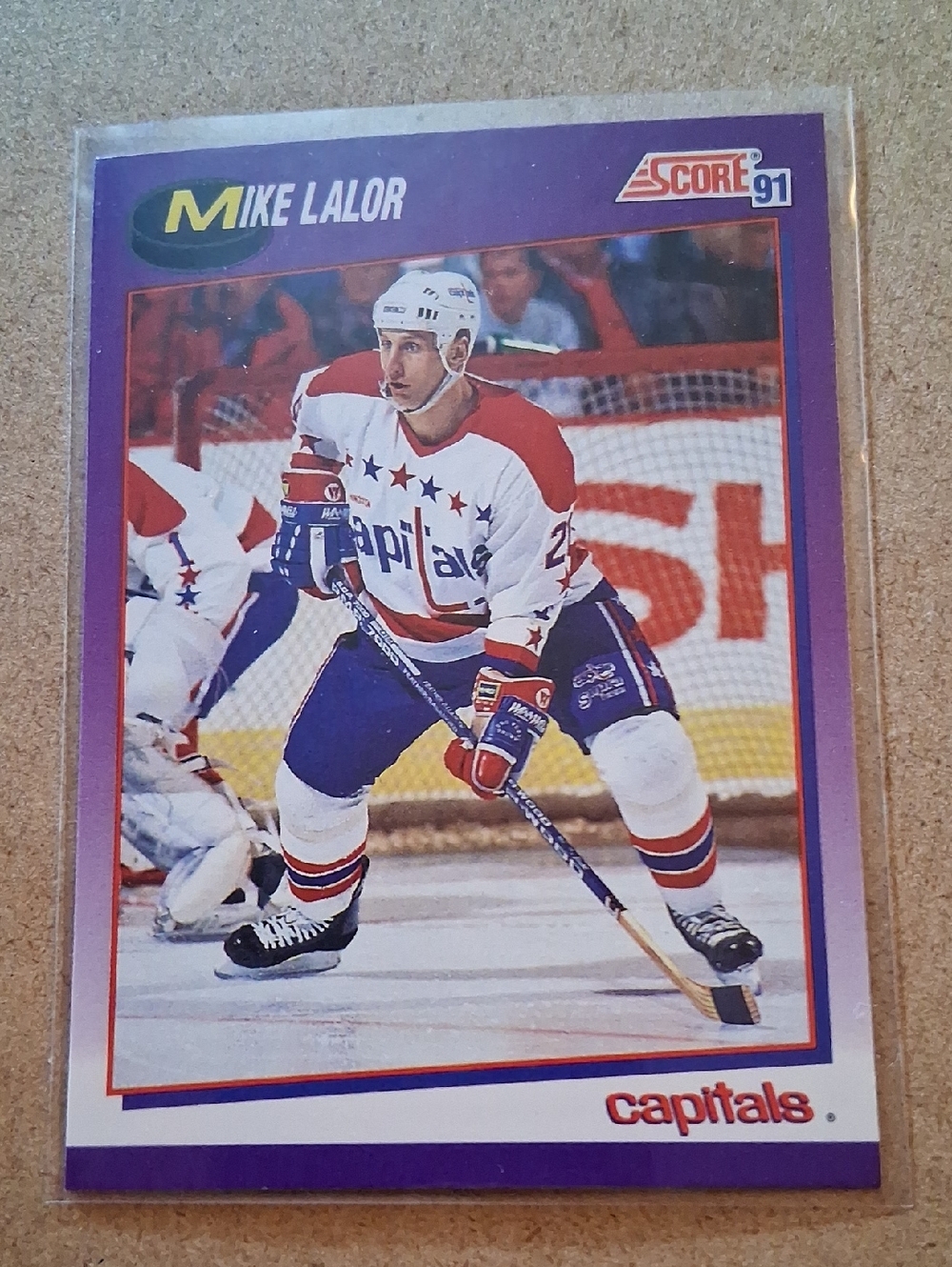 Capitals/Blues Mike Lalor NHL Hockey Trading Cards
